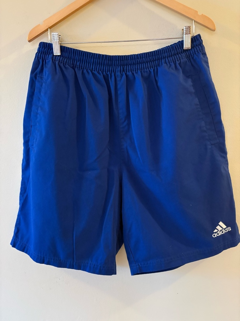 Adidas Y2K Men’s Blue Performance Training Shorts, Sz L.